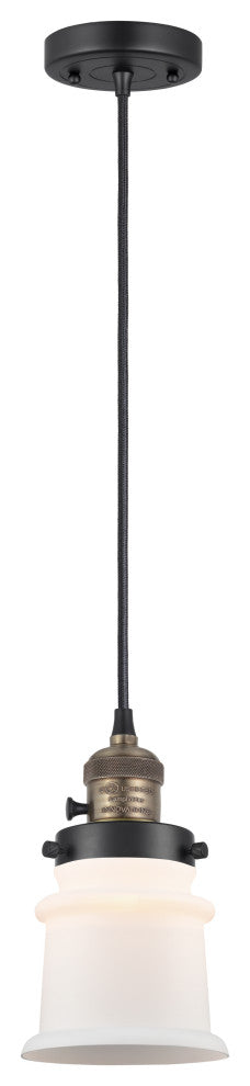 INNOVATIONS 201CSW-BAB-G181S-LED 1-Light Mini Pendant Black Antique Brass