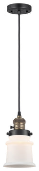 INNOVATIONS 201CSW-BAB-G181S-LED 1-Light Mini Pendant Black Antique Brass