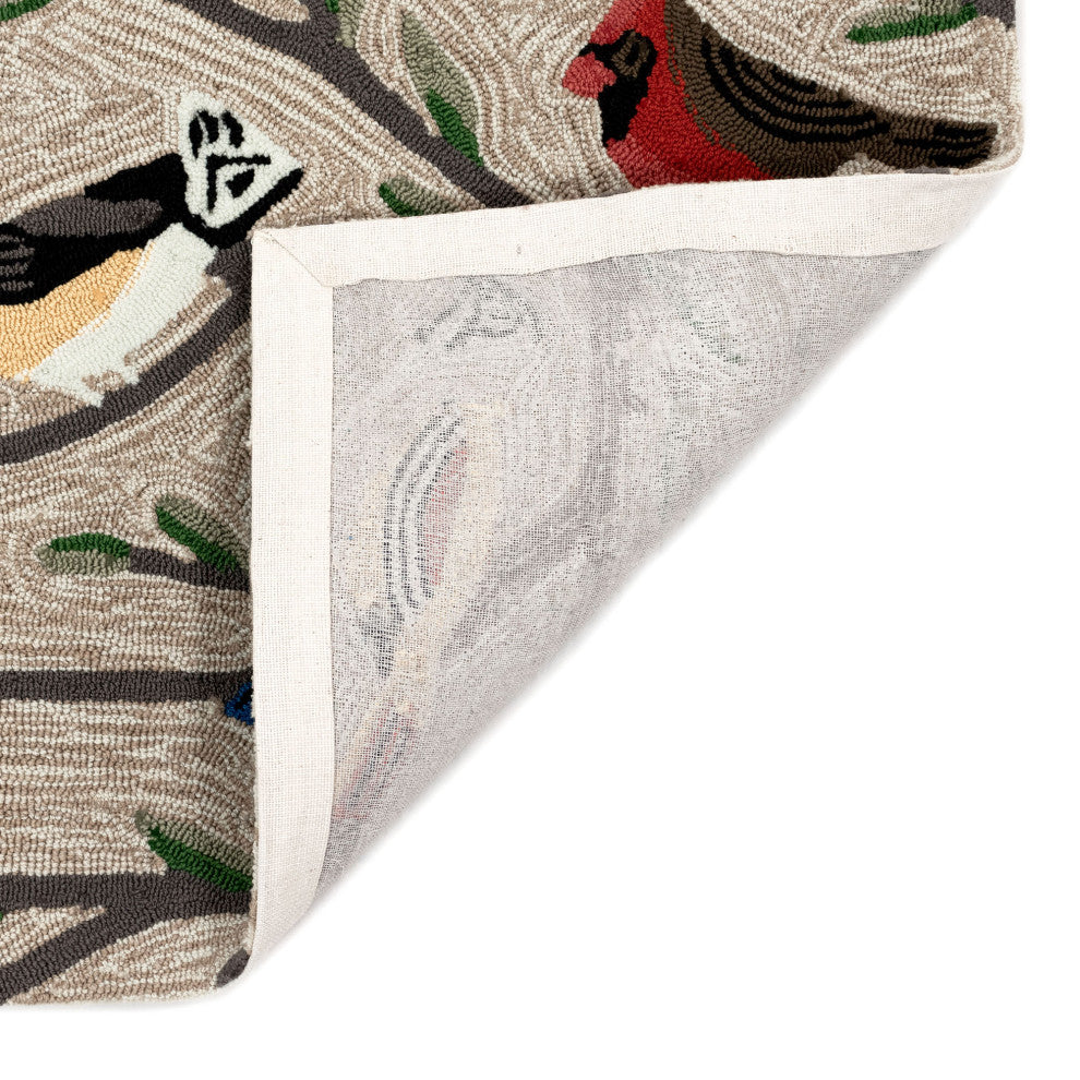Frontporch Birds Indoor/Outdoor Rug Multi 2'x3'