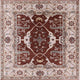 Ahgly Company Indoor Square Mid-Century Modern Area Rugs, 4' Square