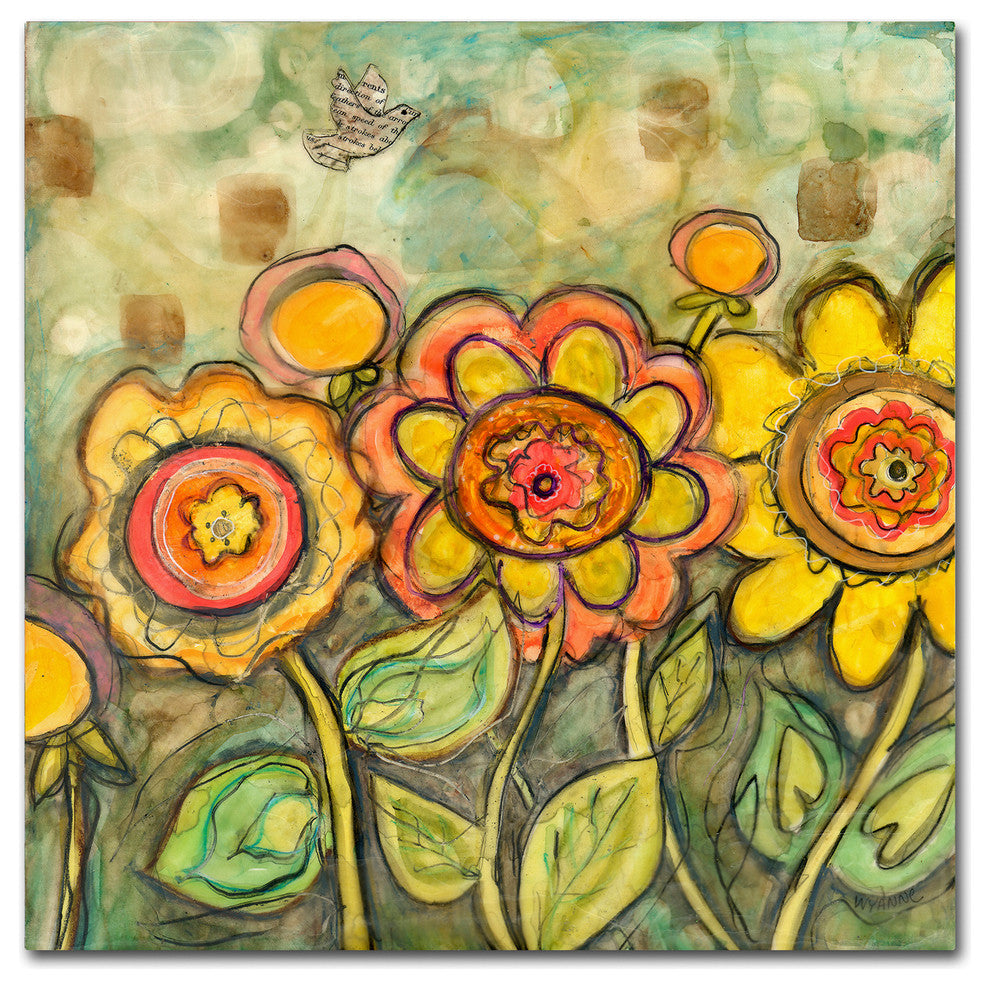 Wyanne 'Morning Light' Canvas Art, 35"x35"