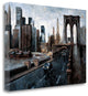 "Manhattan Without You" By Marti Bofarull, Giclee Print on Gallery Wrap Canvas
