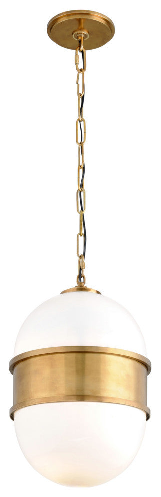 Corbett Lighting 272-42 Broomley 2 Light 14"W Pendant - Vintage Brass