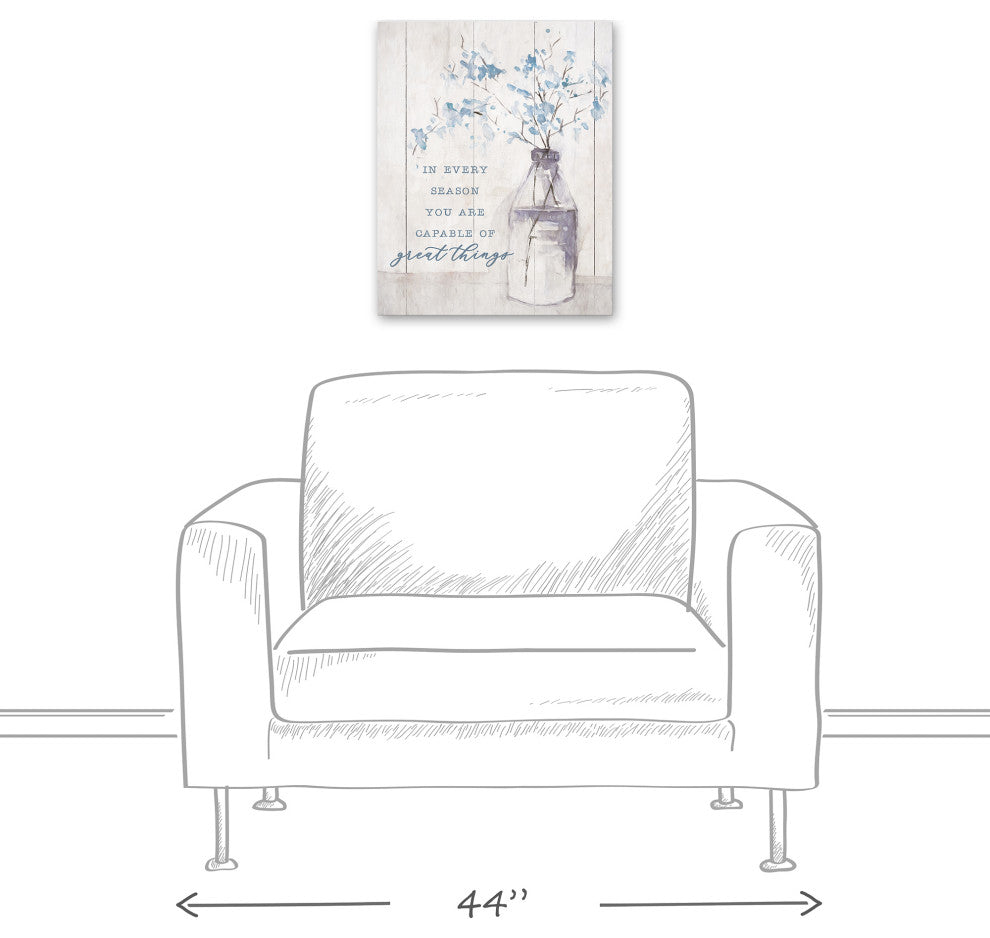 You are Capable 16x20 Canvas Wall Art