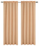 Tweed Drapery Curtain Panels, Straw