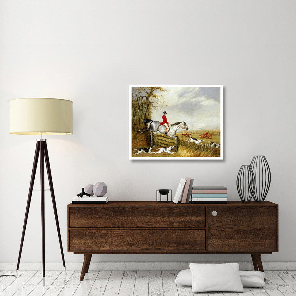 "The Belvoir Hunt" Digital Paper Print by Henry Thomas Alken, 38"x30"