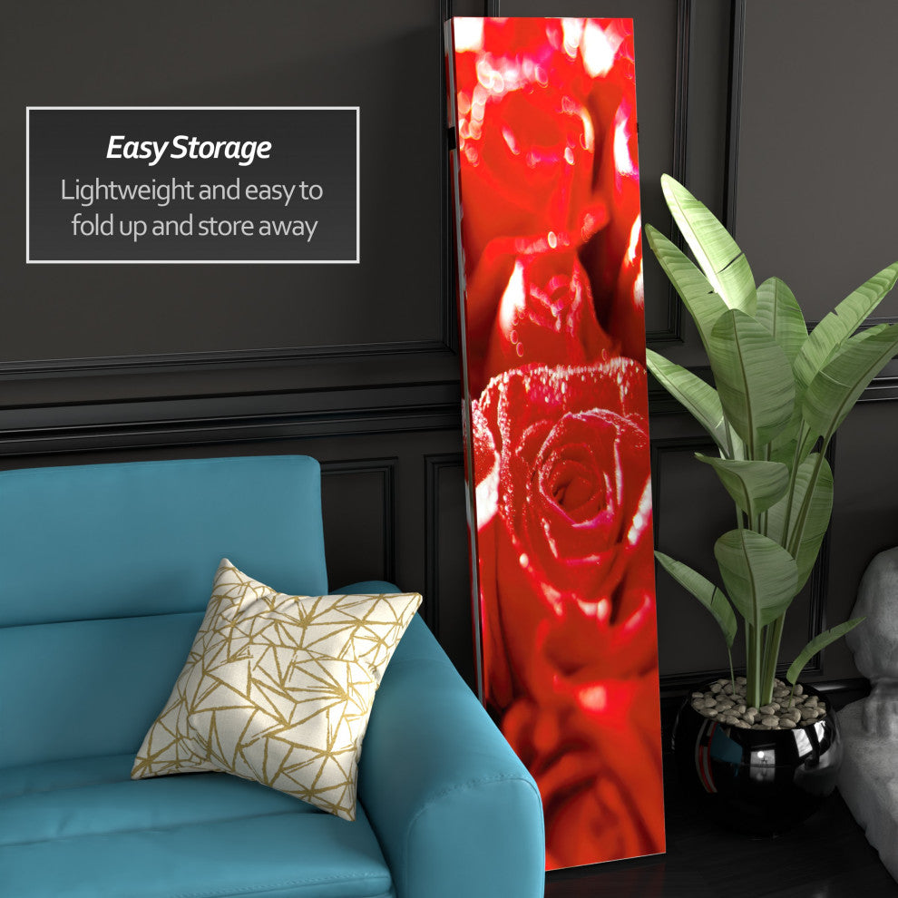 6'' Tall Double Sided Roses Room Divider