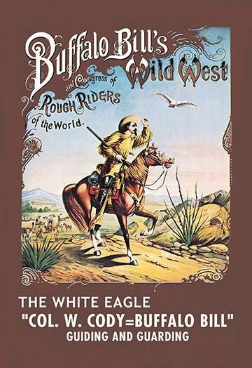 Buffalo Bill: the White Eagle - Framed Paper Poster 20" x 30"
