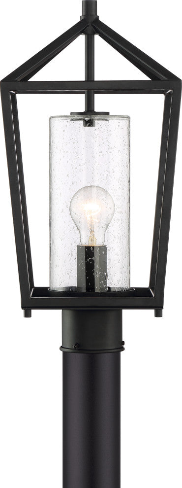 Nuvo Hopewell 1-Light Incandescent Matte Black Wall Mount