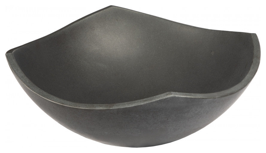 Eden Bath EB_S027LS-H Arched Edges Bowl Sink - Honed Lava Stone