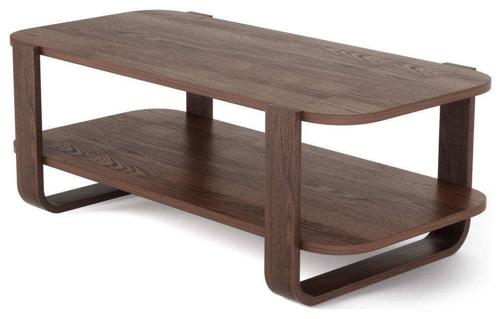 Umbra Bellwood Coffee Table Aged Walnut
