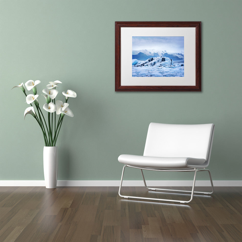 Philippe Sainte-Laudy 'Ice Planet' Matted Framed Art