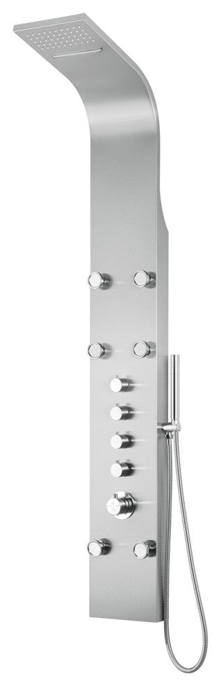Blue Ocean 62"? Stainless Steel SPS88991 Thermostatic Shower Panel