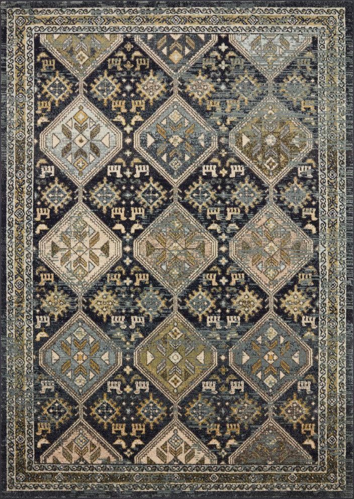 Loloi II Jocelyn Blue/Multi, 9'-6" X 12'-6"