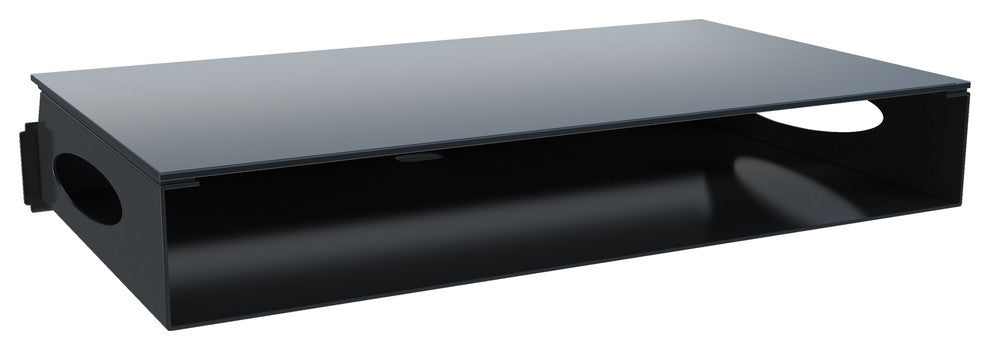 Single Wide Wall Mounted Glass Top Cabinet