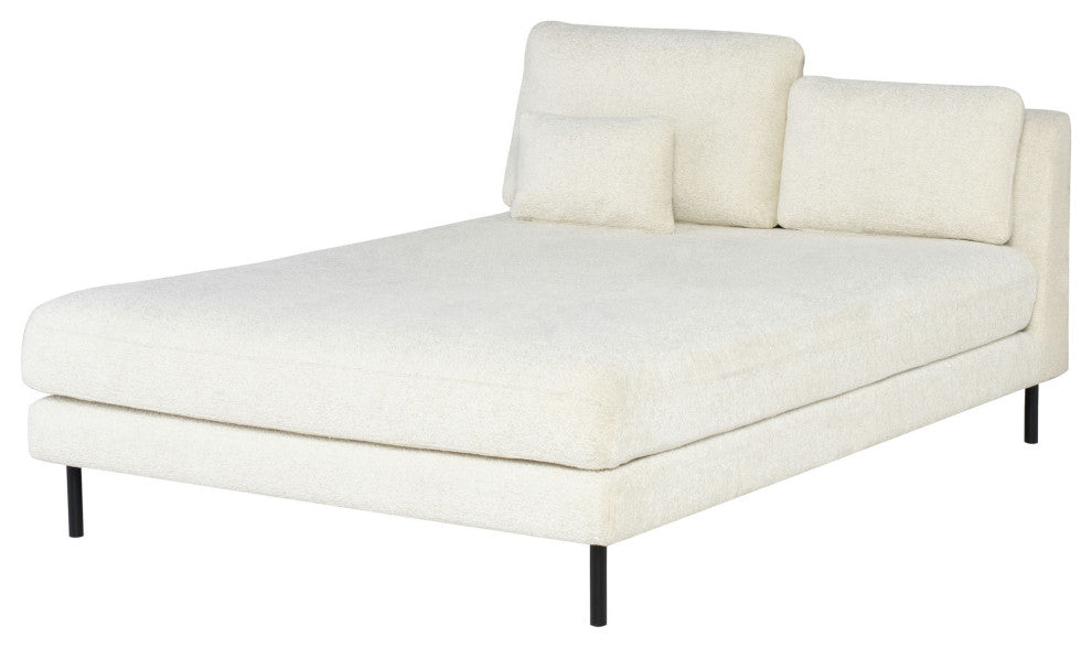 Gigi Coconut Fabric  Modular Sofa Chaise