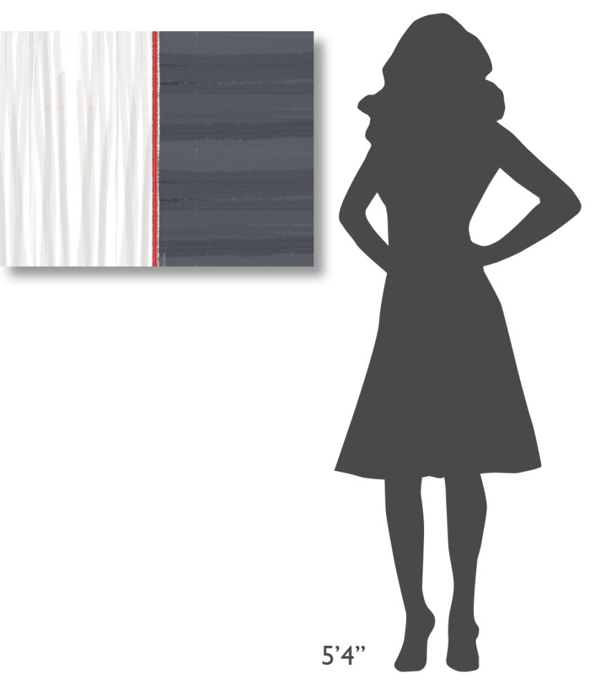 "White And Gray" Fine Art Print