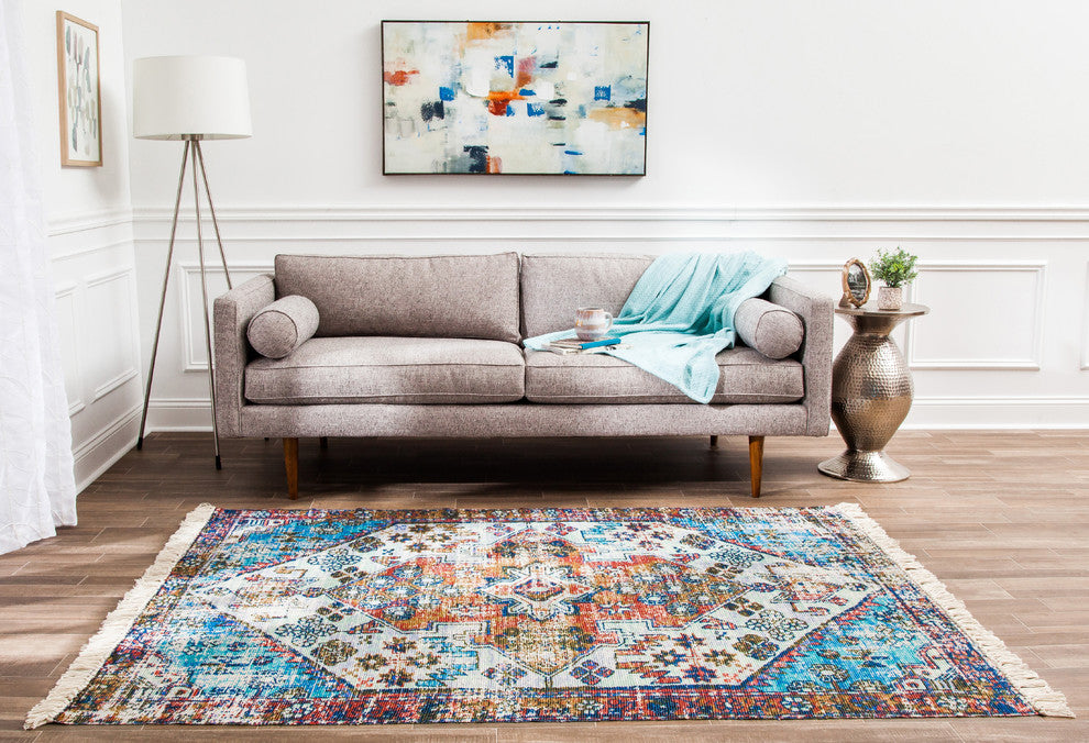 Kosh Distressed Area Rug, 5'x7'