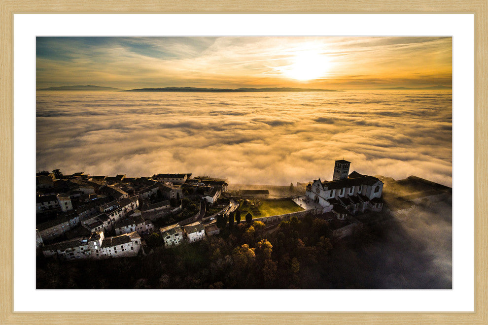 "In the Clouds" Framed Painting Print