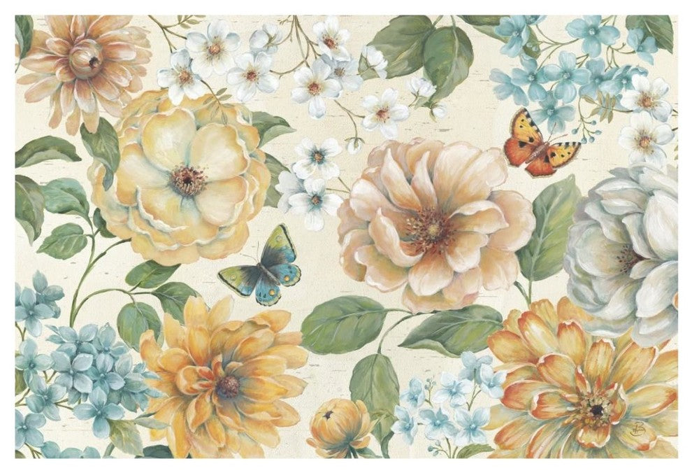 "Butterfly Bloom I" Digital Paper Print by Daphne Brissonnet, 62"x42"