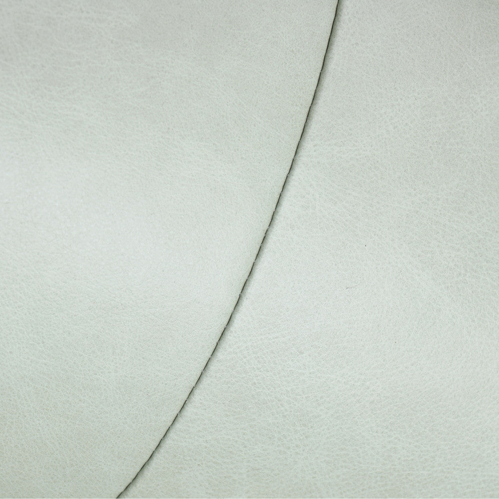 Franz Mint Leather Sofa, Mint