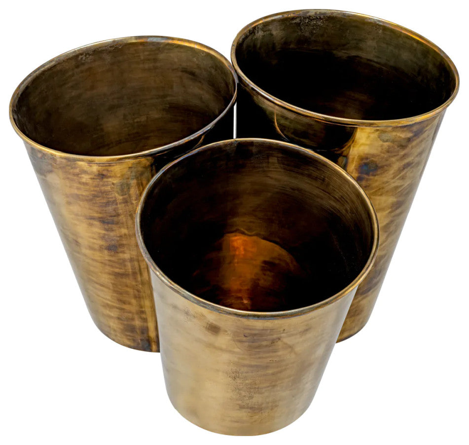 Vintage Brass Wine Cooler, Eichholtz Christian