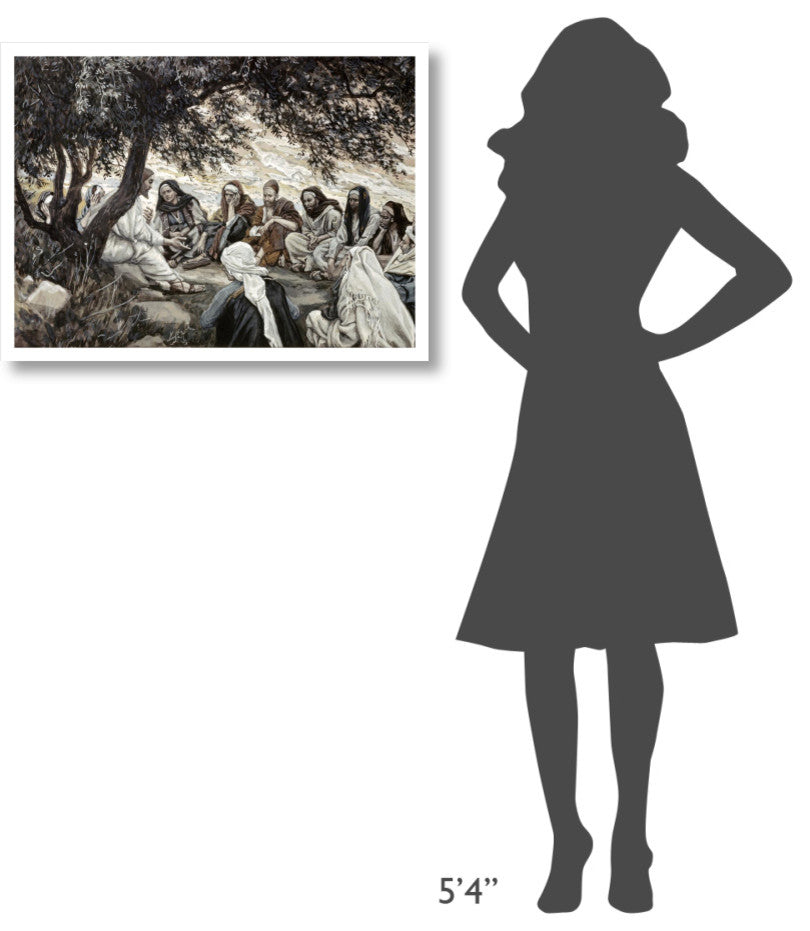 "Christ's Exhortation To The Twelve Apostles" Print by James Tissot, 32"x24"