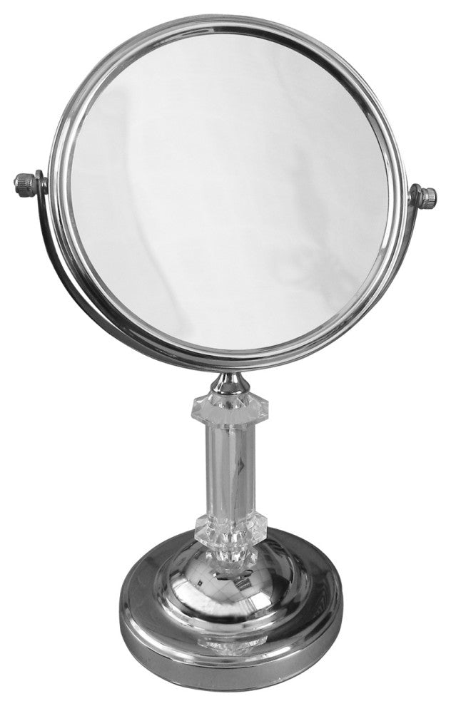 Freestanding Bath Magnifying Makeup Mirror