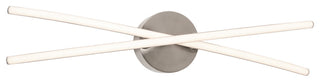 Lock 24" LED Vanity Light, Satin Nickel