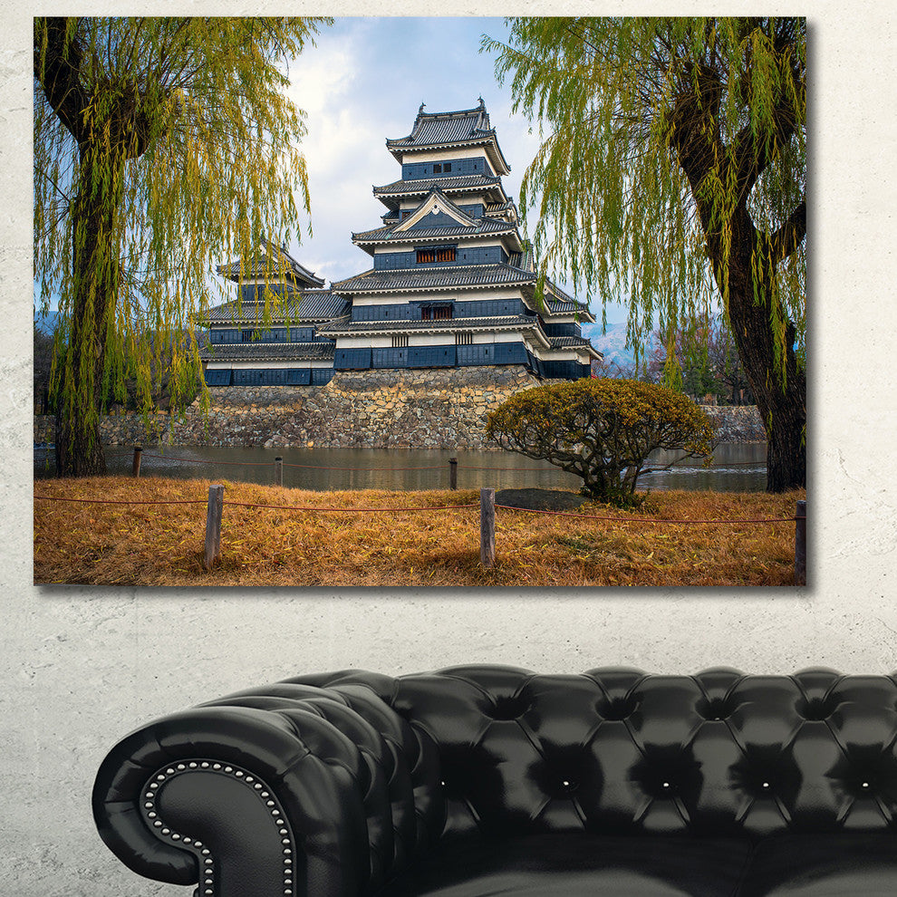 Matsumoto Castle Japan, Landscape Canvas Art Print, 60x40