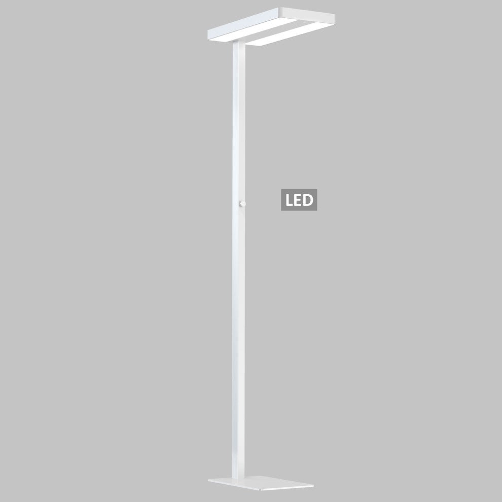 Artiva USA OfficePro 77" Natural Daylight LED Office Floor Lamp, White