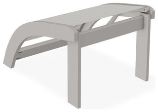Adirondack Sling Outdoor Ottoman, Harbor/Warm Gray