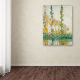 'The Three Trees Autumn' Canvas Art by Claude Monet