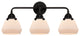 288-3W-BK-G171 Fulton 3 Light 24.75" Bath Vanity Light, Matte Black