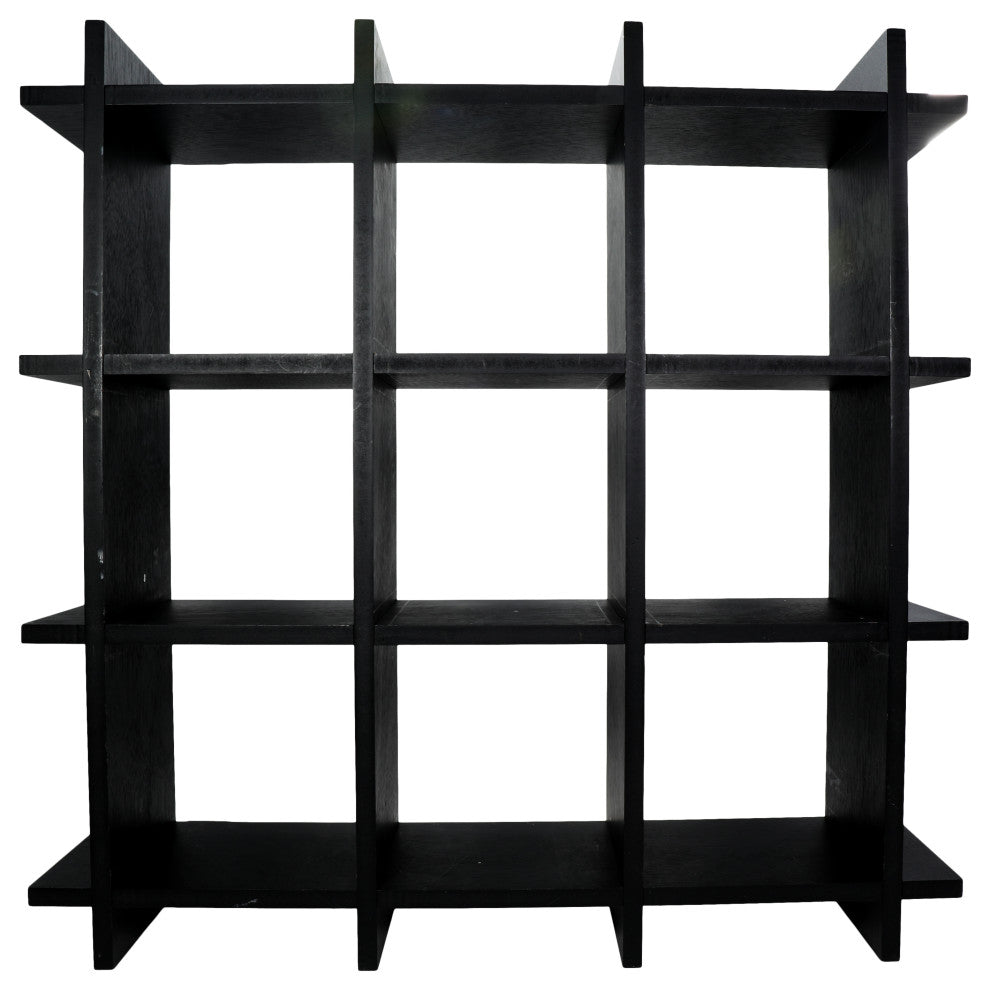 Tic Tac Toe Design Freestanding Bathroom Tissue Roll Storage Organizer