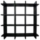 Tic Tac Toe Design Freestanding Bathroom Tissue Roll Storage Organizer