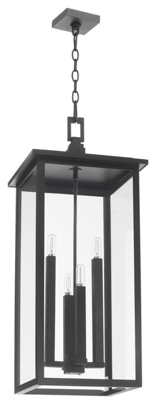 Westerly Transitional Pendant, Textured Black