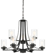 Jedrek 9-Light Chandelier, Black