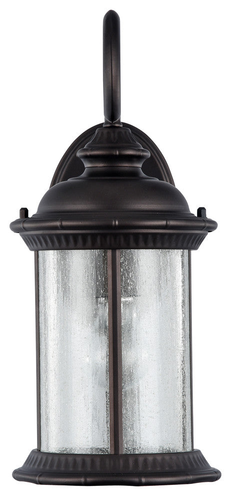 FEISS Transitional 1 Light Rubbed Bronze Outdoor Wall Sconce 15"