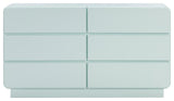 Sagura Blue 6-Drawer Dresser