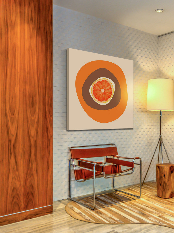 "September Orange" Painting Print on Canvas by Irena Orlov