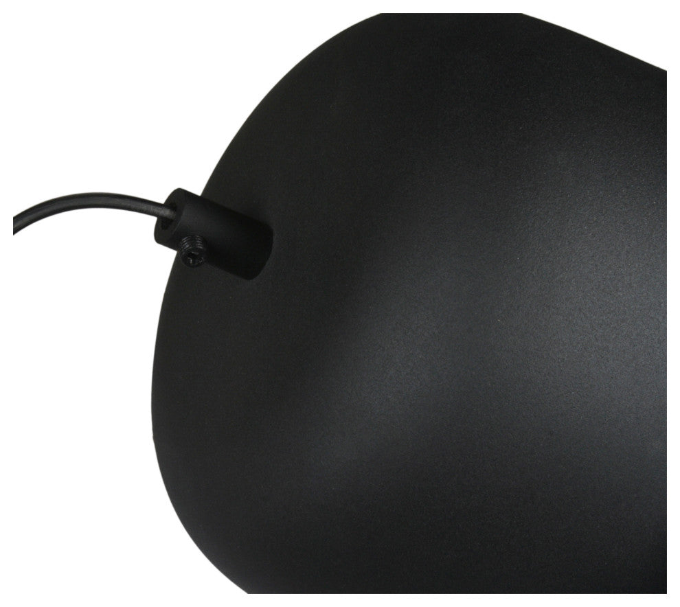 Industrial Spotlight Floor Lamp Black - Black