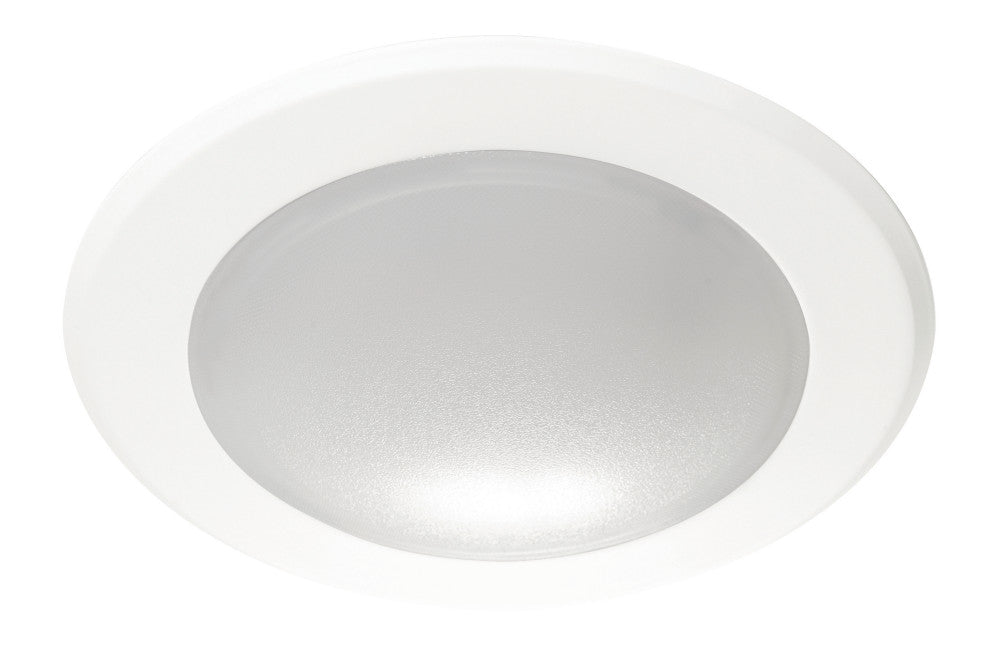 Slim - 6" LED Flush Mount - White Finish - Frosted Diffuser