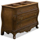 French Motif Rattan Oriental Chest of Drawers
