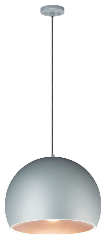 ET2 E24924 Palla 16"W LED Pendant - Dark Grey / Coffee