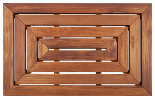 Nordic Style Premium Oiled Teak Shower/Bath Mat 31.4"x19.6"