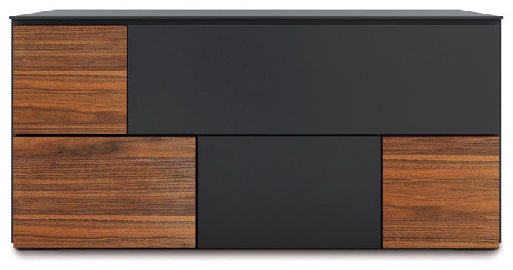 Loft Sideboard, Anthracite Gray and Walnut