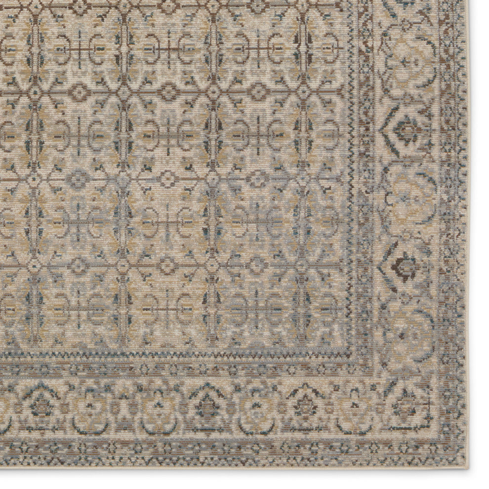 Vibe Olivine Indoor/Outdoor Trellis Gray/Brown Area Rug 8'X10'