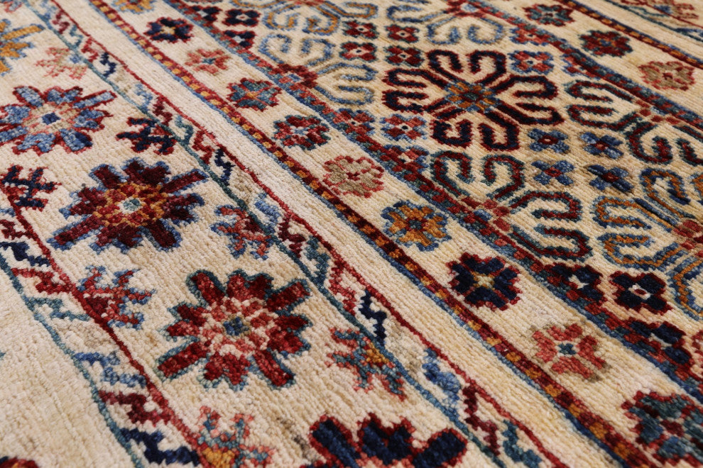 Handmade Tribal Persian Gabbeh Wool Rug 4' 10" X 7' 3" Q5674