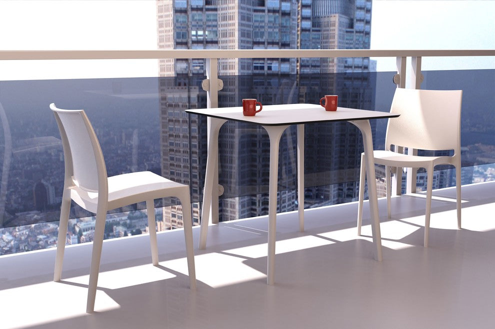 Maya Square Table 31 inch White